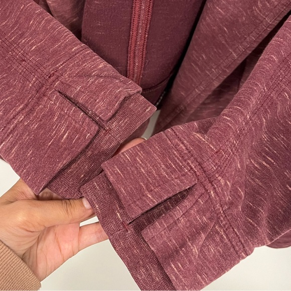 Lululemon Find Your Centre Wrap Heathered Marled Rust Berry 8 - Picture 14 of 16